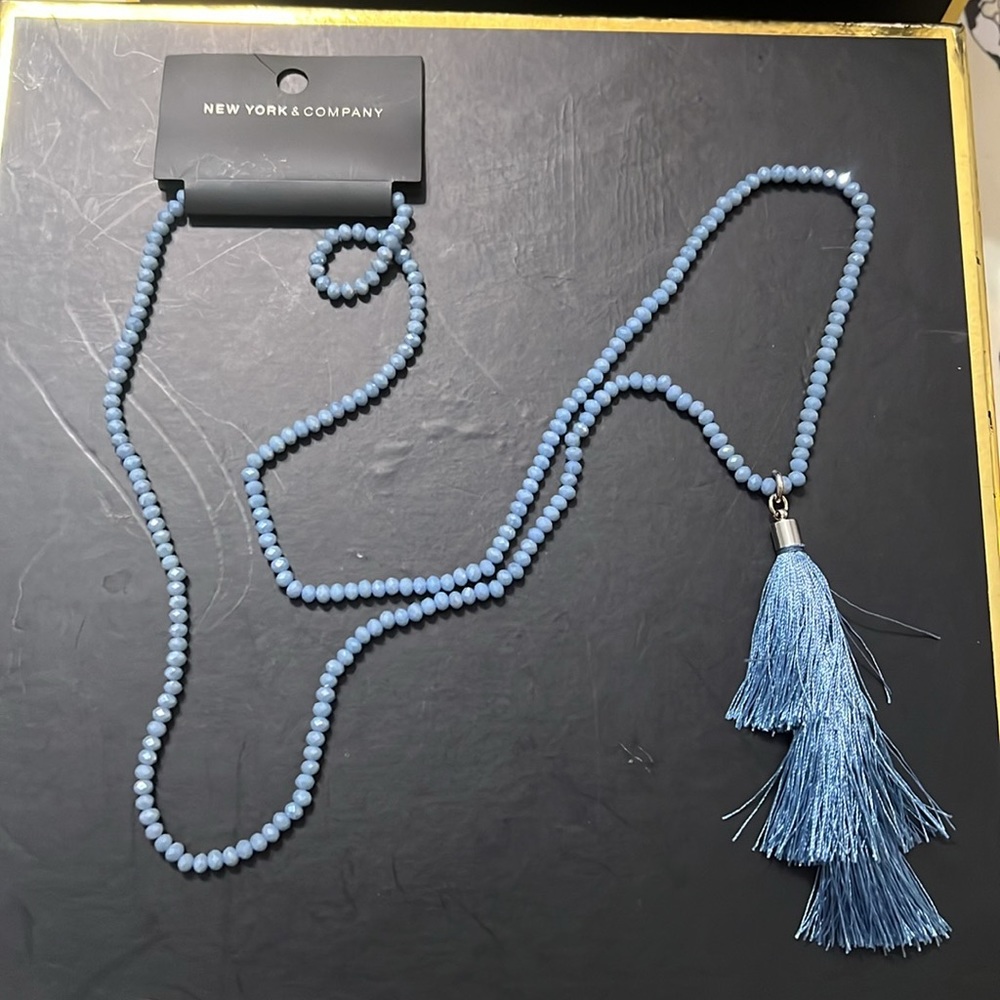 Ny and compancy tassel necklace